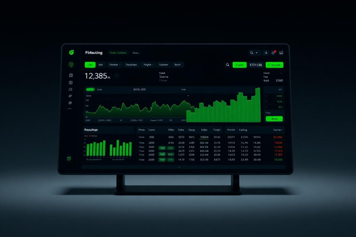 Quantomate trading and settlement dashboard interface